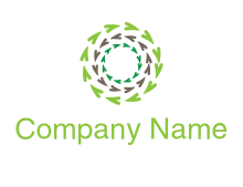 arrows rotating in circle logo