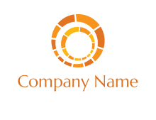 two polygonal circles logo