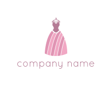 skirt hanging on hanger clothing logo