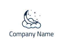 cloud institute logo design template