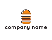 double decker burger logo