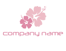 hibiscus flowers logo