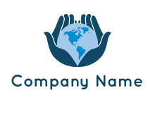 world in hands logo