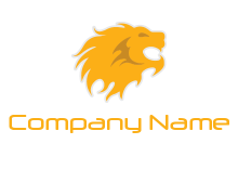 roaring lion logo template