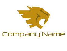 abstract lion logo
