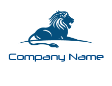 lion sitting logo