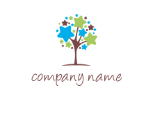 tree containing stars logo