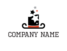 magician hat with star logo