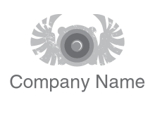 wings attached to speaker logo