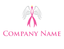 ribbons attached to wings logo