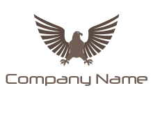 eagle with wings logo