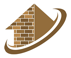 brick house construction logo creator