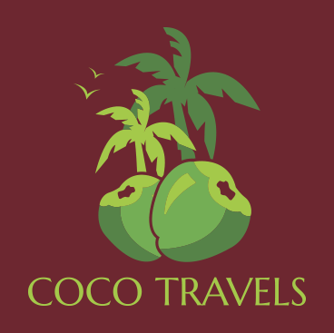 coconut tree travel logo