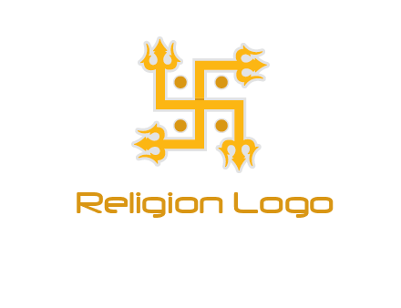 swastika Hinduism logo
