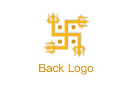 swastika Hinduism logo
