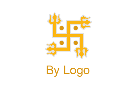 swastika Hinduism logo