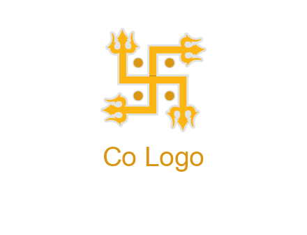 swastika Hinduism logo