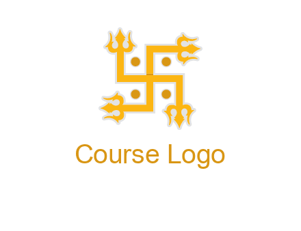 swastika Hinduism logo