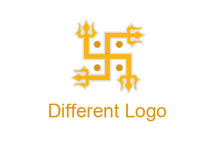 swastika Hinduism logo