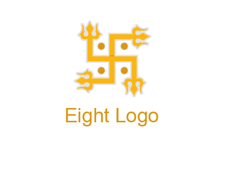 swastika Hinduism logo