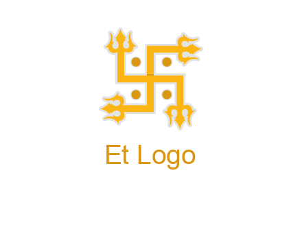 swastika Hinduism logo