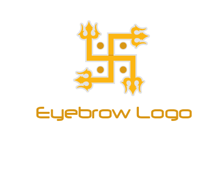 swastika Hinduism logo