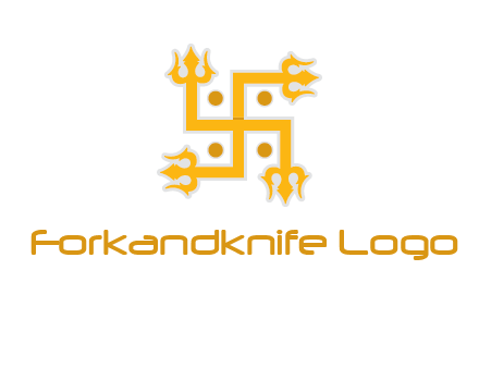 swastika Hinduism logo