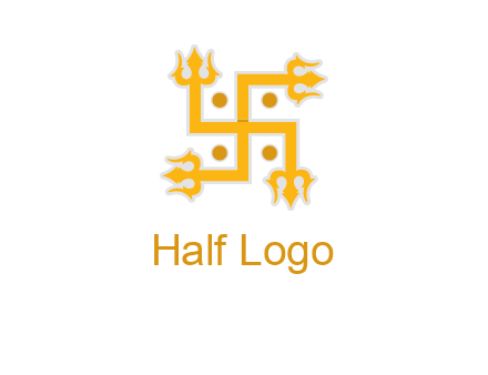 swastika Hinduism logo
