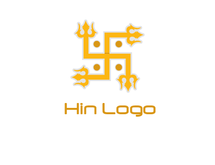 swastika Hinduism logo