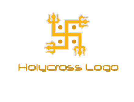 swastika Hinduism logo
