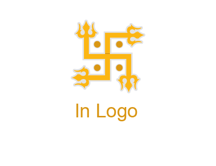 swastika Hinduism logo