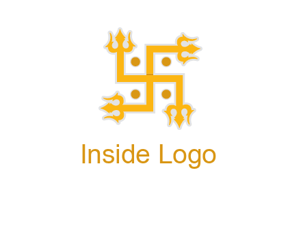 swastika Hinduism logo