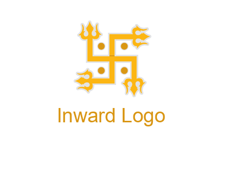 swastika Hinduism logo