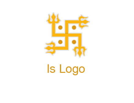 swastika Hinduism logo