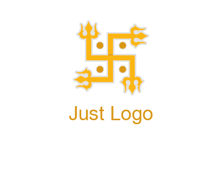 swastika Hinduism logo