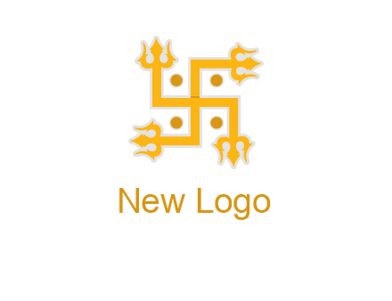 swastika Hinduism logo