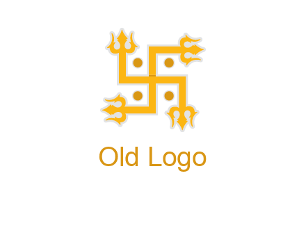 swastika Hinduism logo
