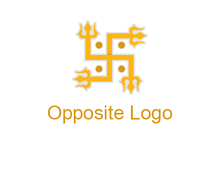 swastika Hinduism logo