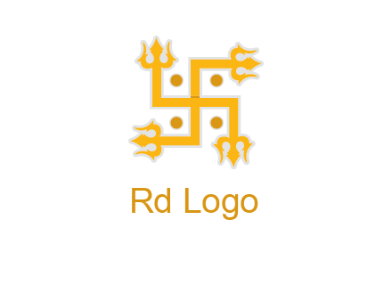 swastika Hinduism logo