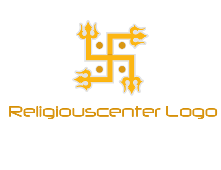 swastika Hinduism logo