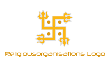 swastika Hinduism logo