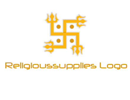 swastika Hinduism logo