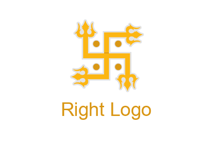 swastika Hinduism logo