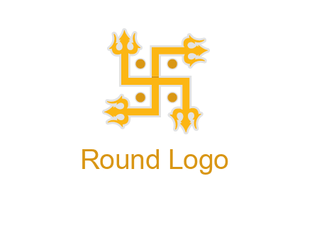 swastika Hinduism logo