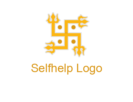 swastika Hinduism logo