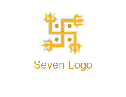 swastika Hinduism logo