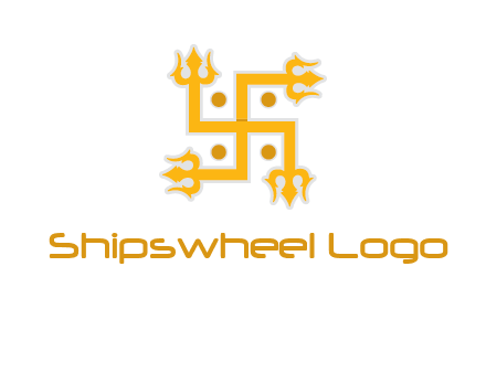 swastika Hinduism logo