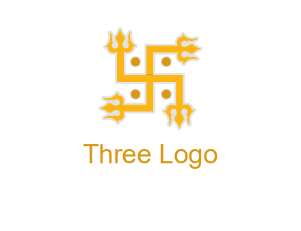 swastika Hinduism logo