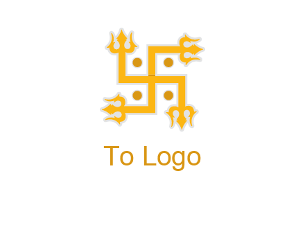 swastika Hinduism logo