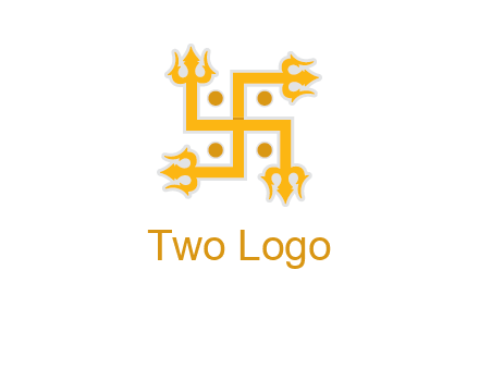 swastika Hinduism logo